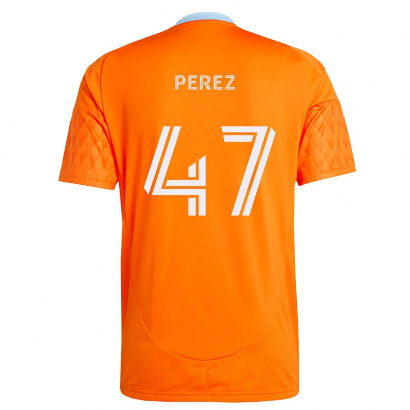 Danxen Męski Jaizhiño Perez #47 Pomarańczowy Biały Domowa Koszulka 2026/27 Koszulki Klubowe