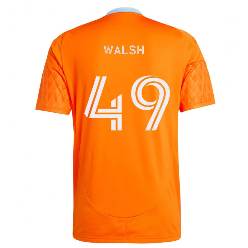 Danxen Męski Kian Walsh #49 Pomarańczowy Biały Domowa Koszulka 2026/27 Koszulki Klubowe
