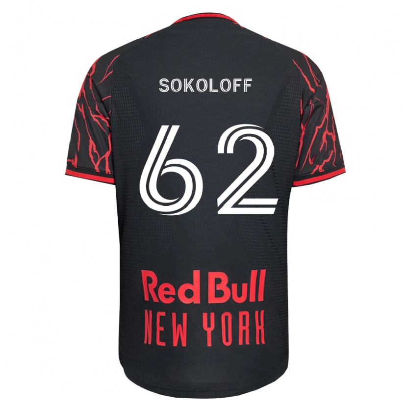 Danxen Męski Paul Sokoloff #62 Czerwony Czarny Biały Domowa Koszulka 2026/27 Koszulki Klubowe
