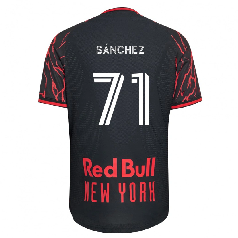 Danxen Męski Aimar Sánchez #71 Czerwony Czarny Biały Domowa Koszulka 2026/27 Koszulki Klubowe