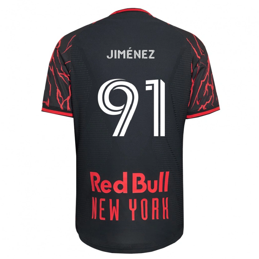 Danxen Męski Mijahir Jiménez #91 Czerwony Czarny Biały Domowa Koszulka 2026/27 Koszulki Klubowe