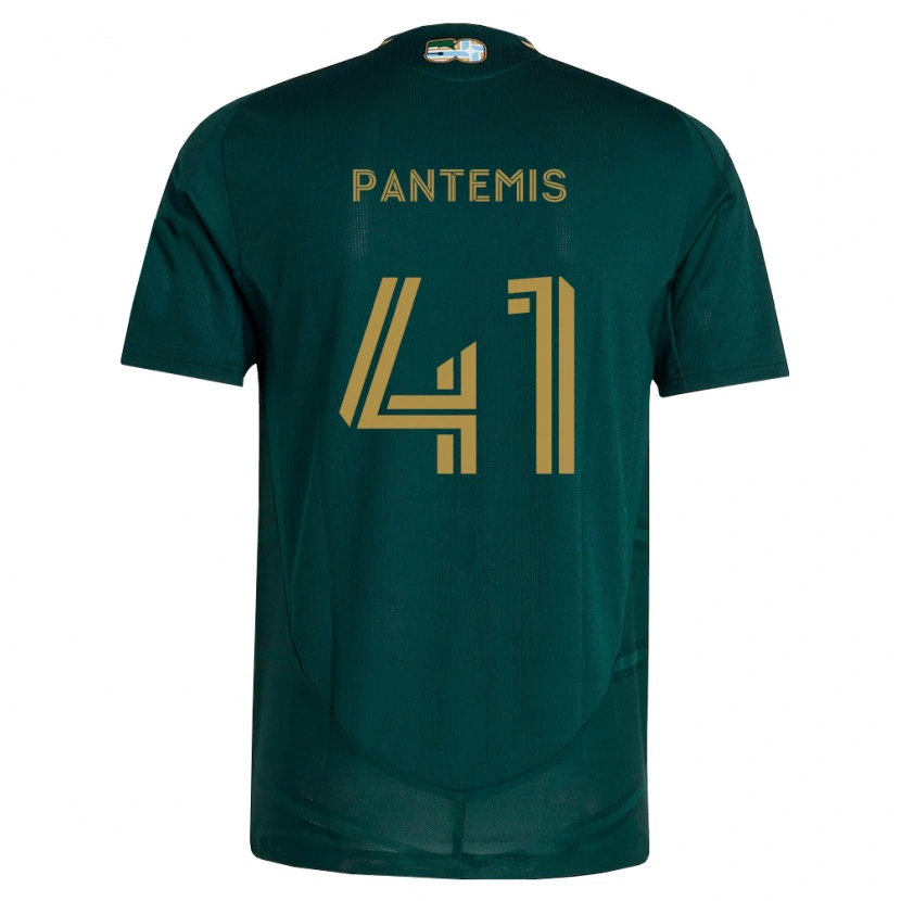 Danxen Męski James Pantemis #41 Ciemnozielony Brązowy Domowa Koszulka 2026/27 Koszulki Klubowe