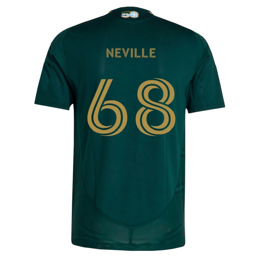 Danxen Męski Harvey Neville #68 Ciemnozielony Brązowy Domowa Koszulka 2026/27 Koszulki Klubowe