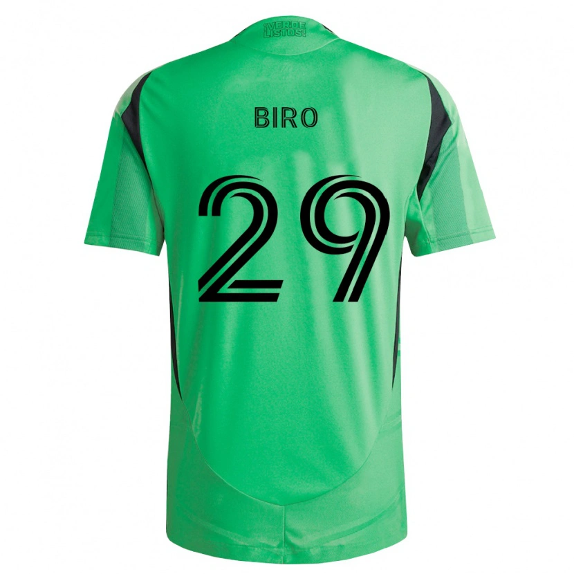 Danxen Męski Guilherme Biro #29 Szmaragdowo Zielony Czarny Domowa Koszulka 2026/27 Koszulki Klubowe