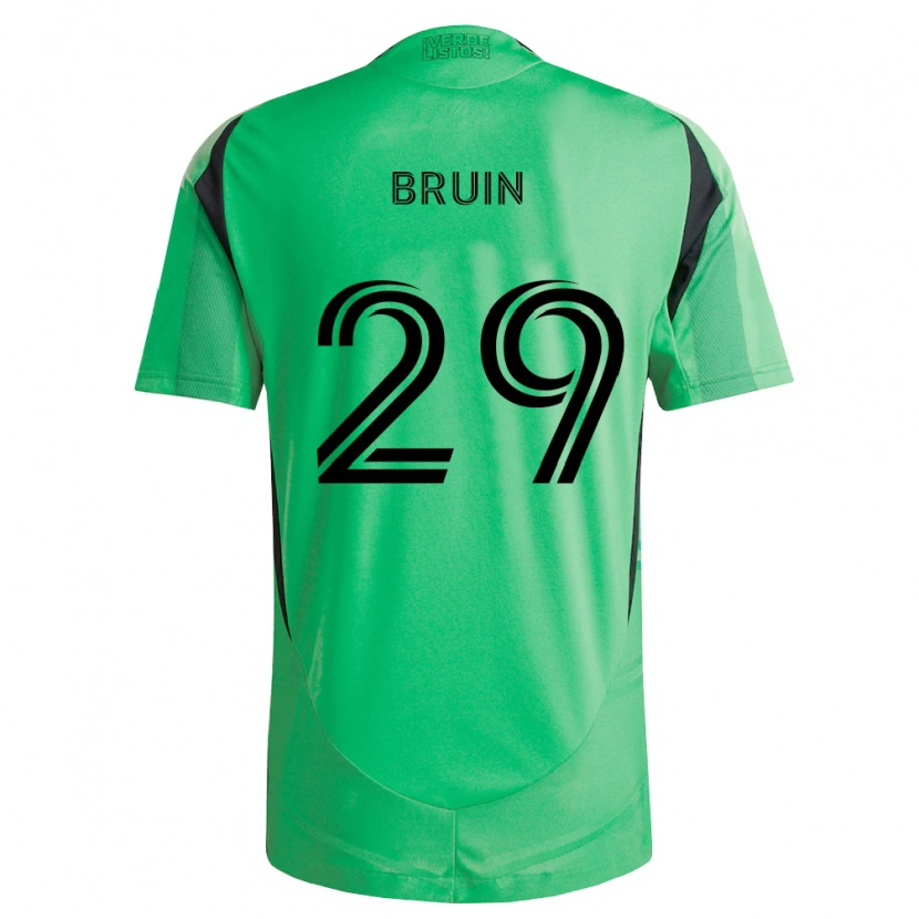 Danxen Męski Will Bruin #29 Szmaragdowo Zielony Czarny Domowa Koszulka 2026/27 Koszulki Klubowe