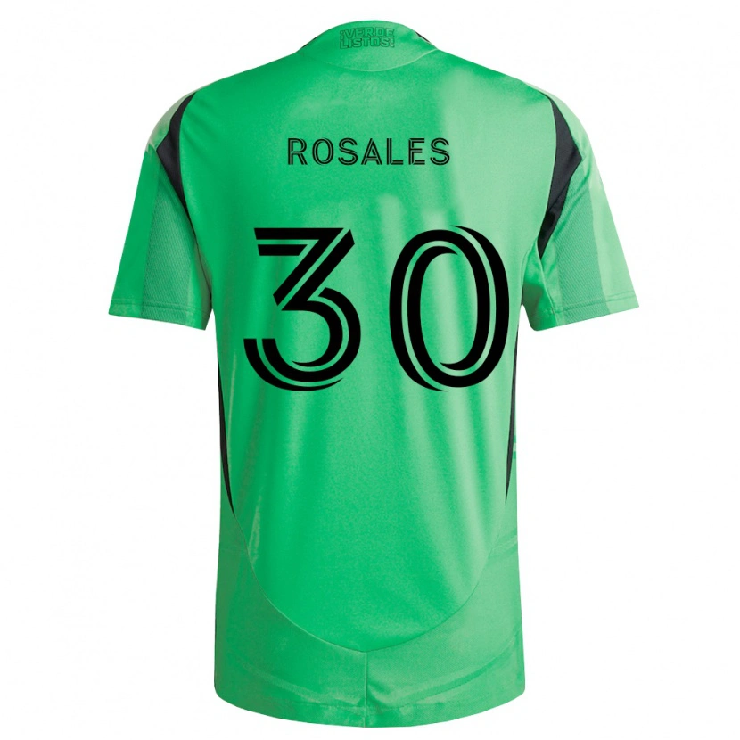 Danxen Męski Joseph Rosales #30 Szmaragdowo Zielony Czarny Domowa Koszulka 2026/27 Koszulki Klubowe