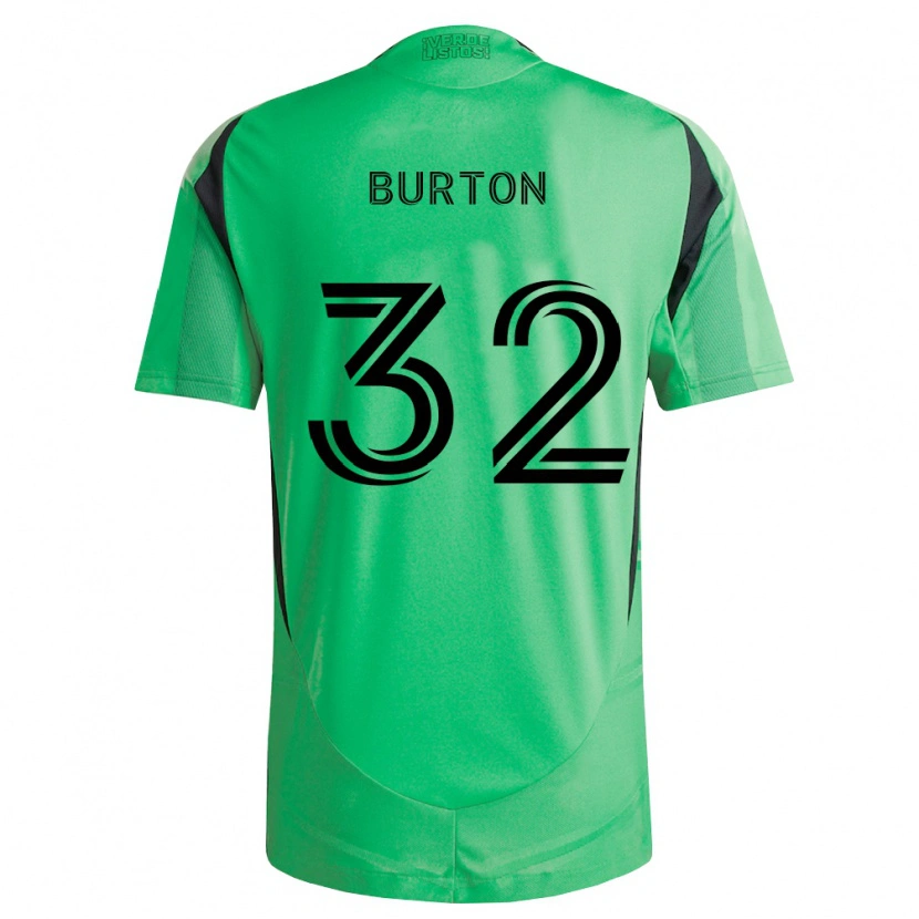 Danxen Męski Micah Burton #32 Szmaragdowo Zielony Czarny Domowa Koszulka 2026/27 Koszulki Klubowe