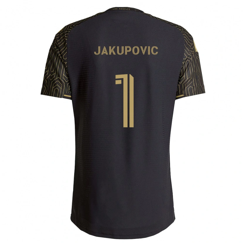 Danxen Męski Eldin Jakupovic #1 Brązowy Czarny Domowa Koszulka 2026/27 Koszulki Klubowe