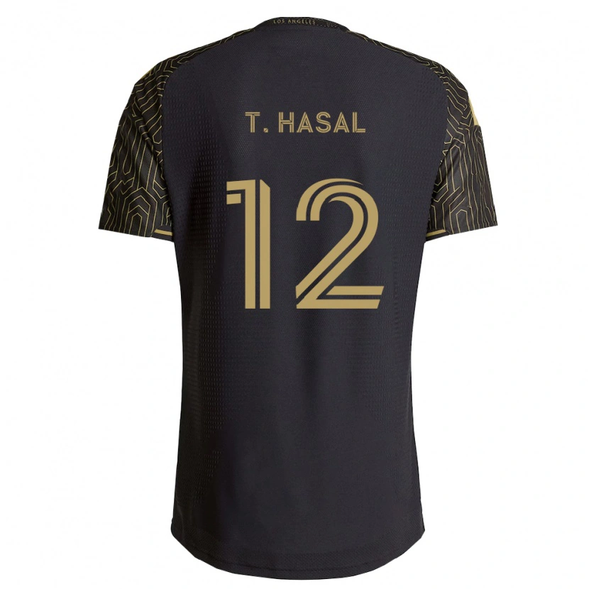 Danxen Męski Thomas Hasal #12 Brązowy Czarny Domowa Koszulka 2026/27 Koszulki Klubowe