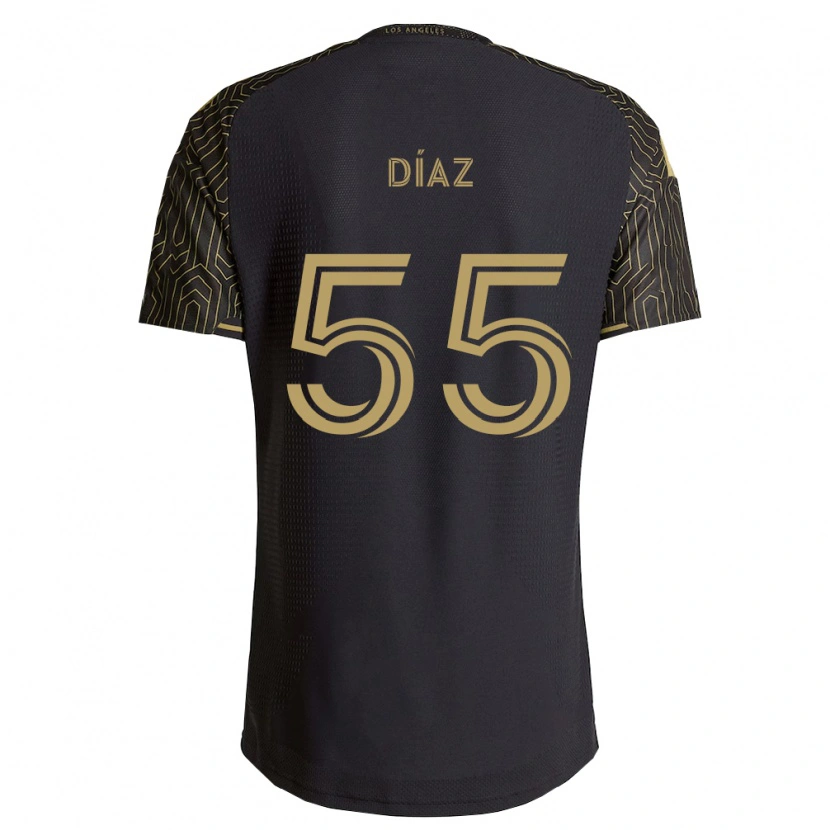 Danxen Męski Érick Díaz #55 Brązowy Czarny Domowa Koszulka 2026/27 Koszulki Klubowe