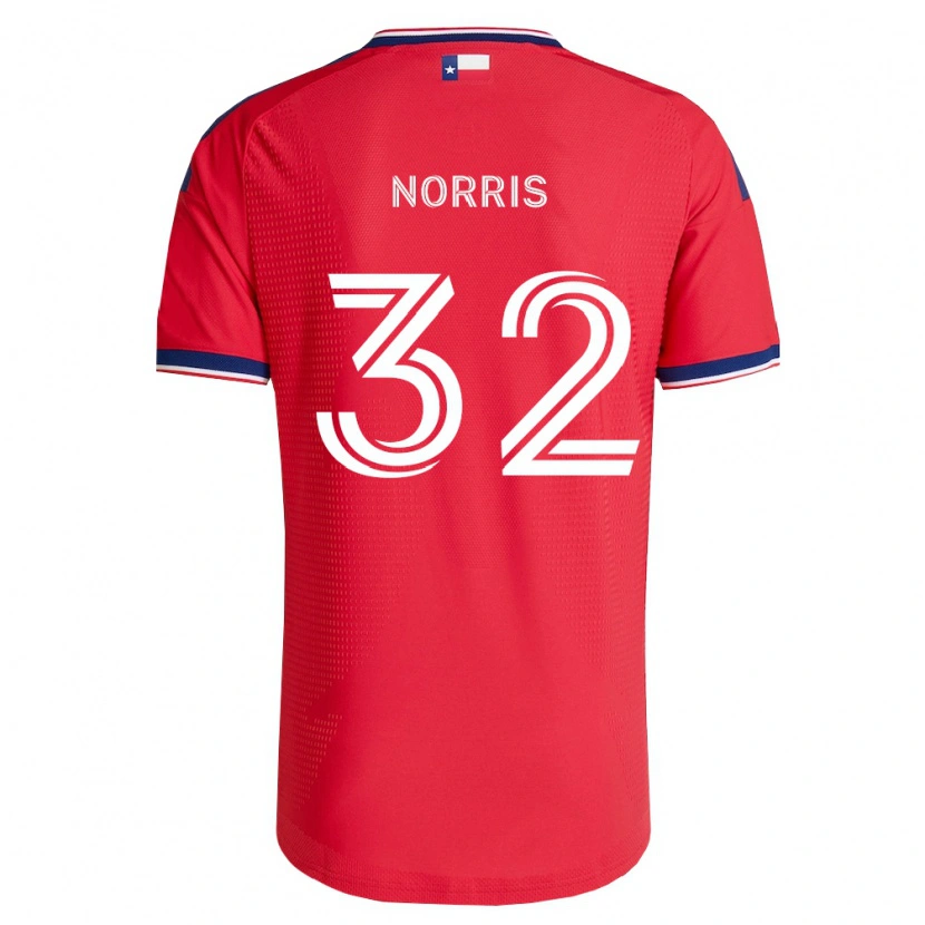 Danxen Męski Nolan Norris #32 Czerwony Niebieski Biały Domowa Koszulka 2026/27 Koszulki Klubowe