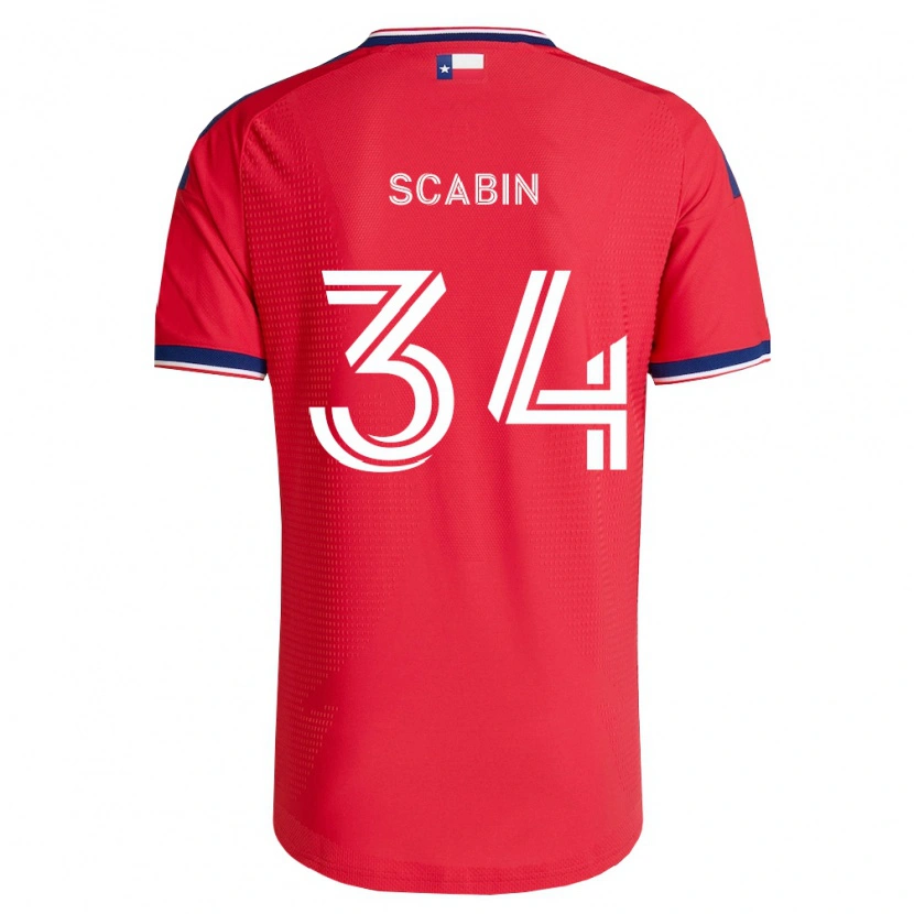 Danxen Męski Kaka Scabin #34 Czerwony Niebieski Biały Domowa Koszulka 2026/27 Koszulki Klubowe