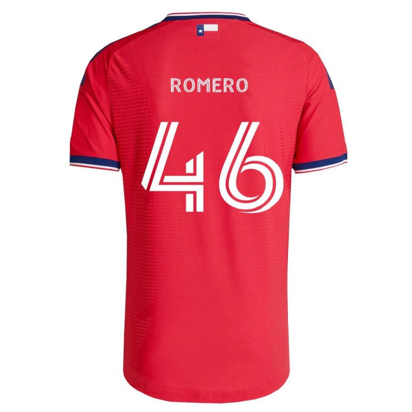 Danxen Męski Isaac Romero #46 Czerwony Niebieski Biały Domowa Koszulka 2026/27 Koszulki Klubowe