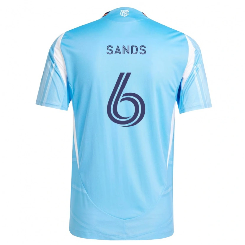 Danxen Męski James Sands #6 Błękitny Biały Domowa Koszulka 2026/27 Koszulki Klubowe