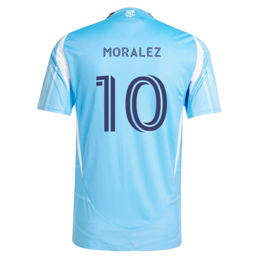 Danxen Męski Maxi Moralez #10 Błękitny Biały Domowa Koszulka 2026/27 Koszulki Klubowe