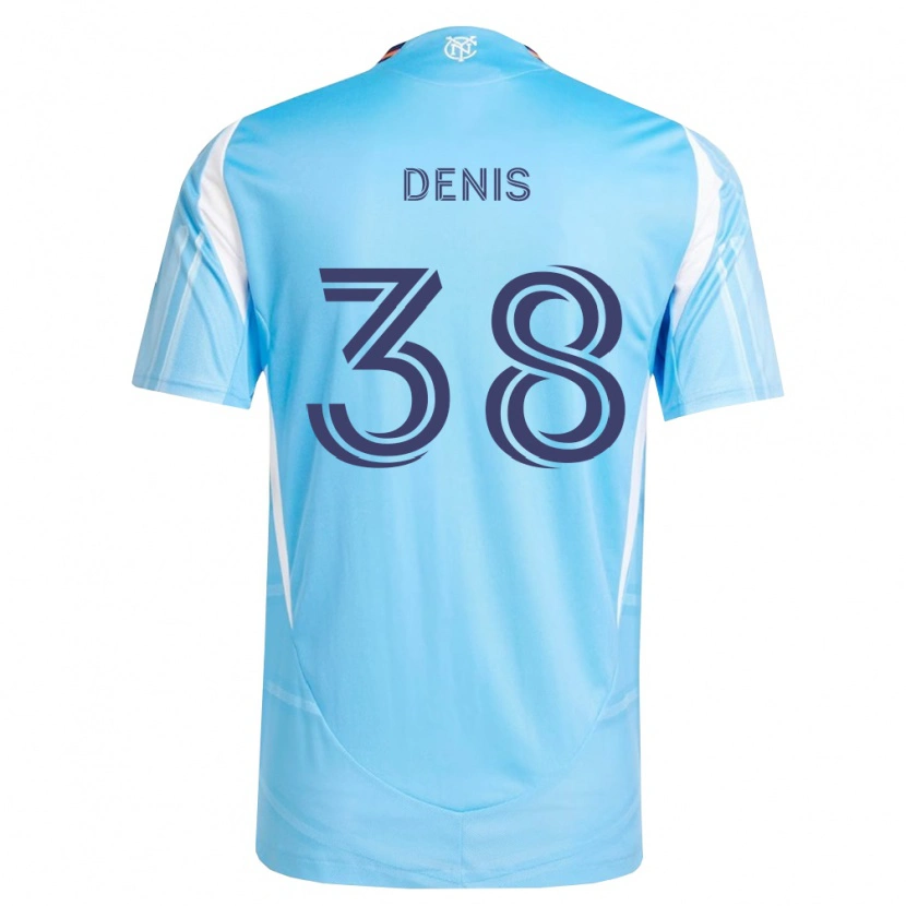 Danxen Męski John Denis #38 Błękitny Biały Domowa Koszulka 2026/27 Koszulki Klubowe