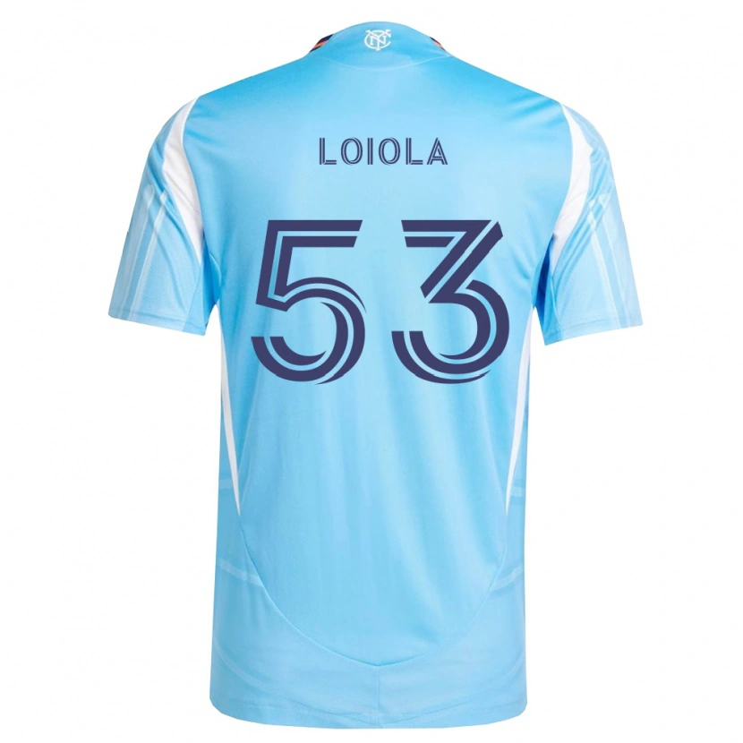 Danxen Męski João Loiola #53 Błękitny Biały Domowa Koszulka 2026/27 Koszulki Klubowe