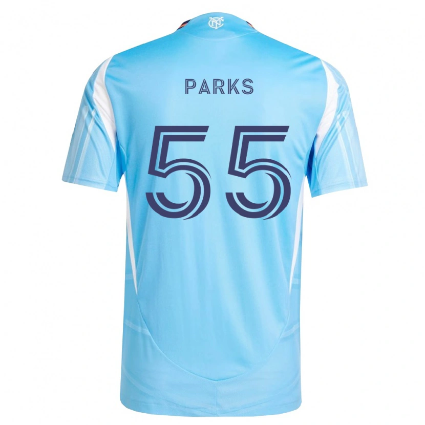 Danxen Męski Keaton Parks #55 Błękitny Biały Domowa Koszulka 2026/27 Koszulki Klubowe