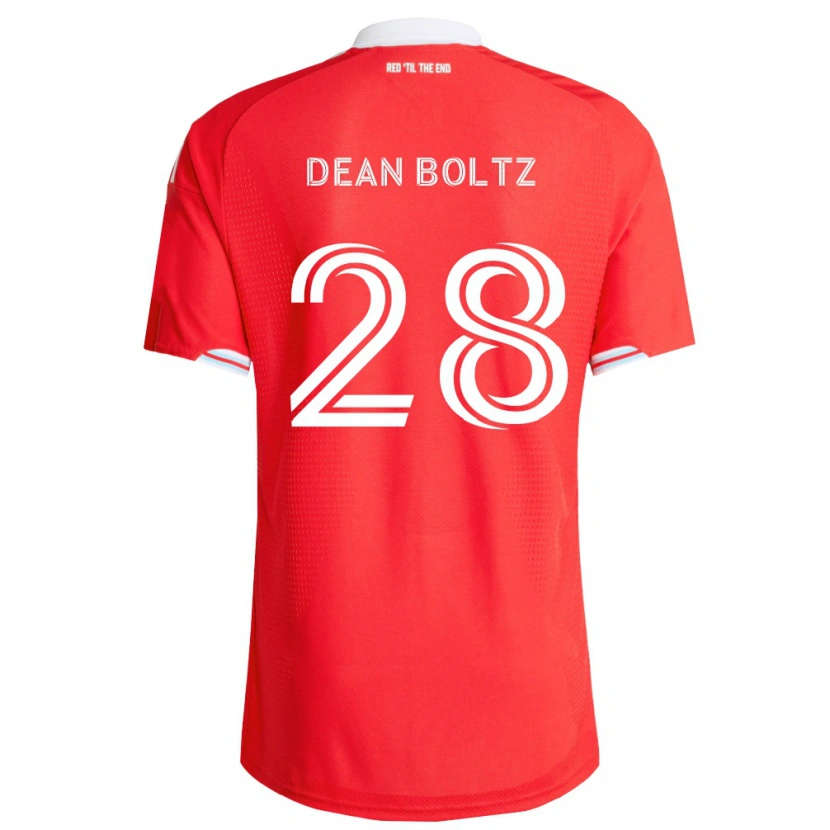 Danxen Męski Dean Boltz #28 Czerwony Głęboki Niebieski Biały Domowa Koszulka 2026/27 Koszulki Klubowe
