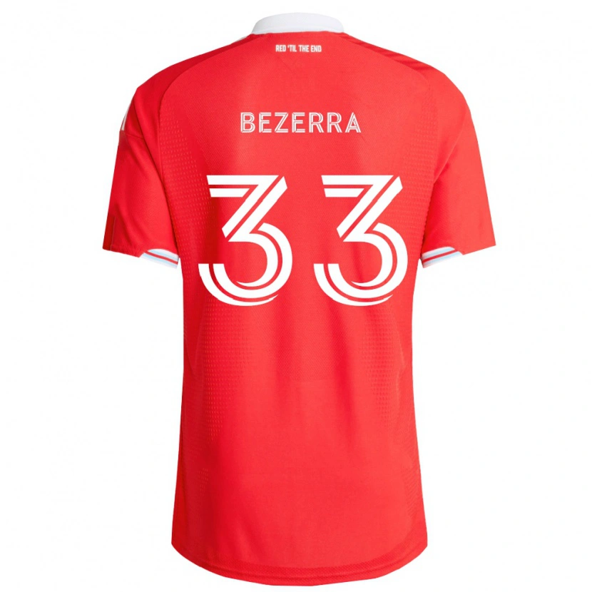 Danxen Męski Victor Bezerra #33 Czerwony Głęboki Niebieski Biały Domowa Koszulka 2026/27 Koszulki Klubowe