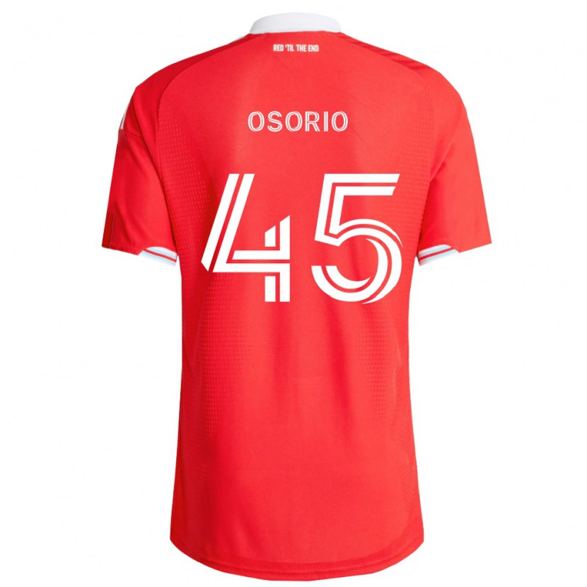 Danxen Męski Harold Osorio #45 Czerwony Głęboki Niebieski Biały Domowa Koszulka 2026/27 Koszulki Klubowe