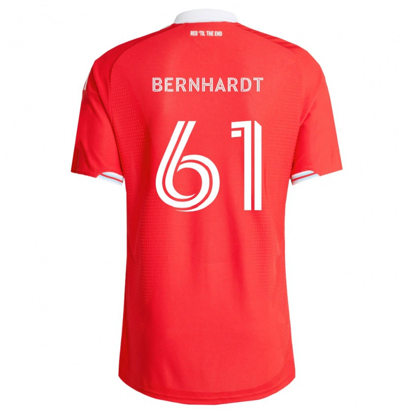 Danxen Męski Harrison Bernhardt #61 Czerwony Głęboki Niebieski Biały Domowa Koszulka 2026/27 Koszulki Klubowe