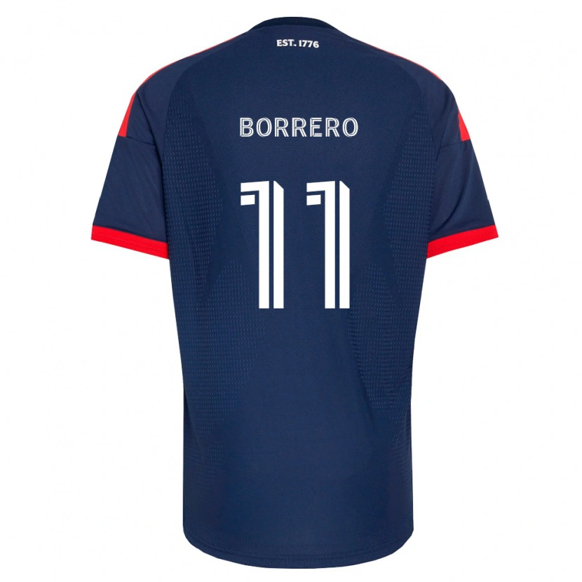 Danxen Męski Dylan Borrero #11 Królewski Niebieski Czerwony Biały Domowa Koszulka 2026/27 Koszulki Klubowe