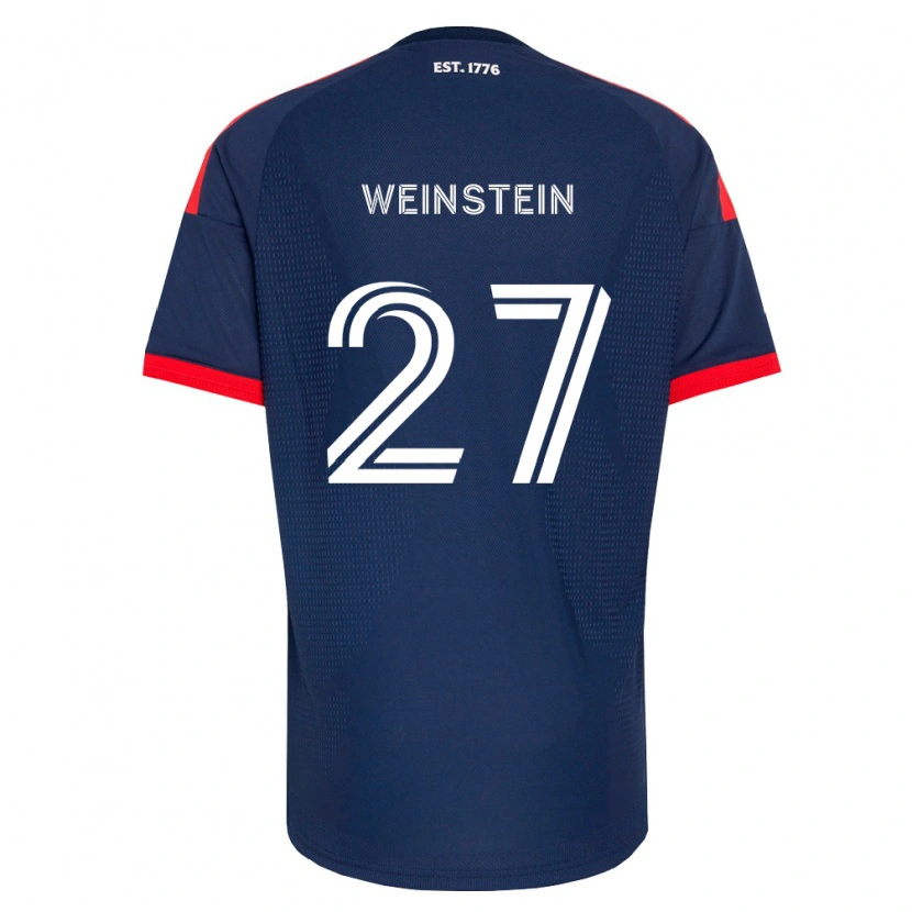 Danxen Męski Max Weinstein #27 Królewski Niebieski Czerwony Biały Domowa Koszulka 2026/27 Koszulki Klubowe
