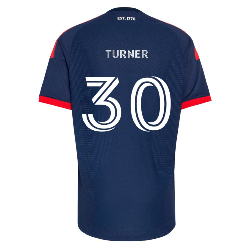 Danxen Męski Matt Turner #30 Królewski Niebieski Czerwony Biały Domowa Koszulka 2026/27 Koszulki Klubowe