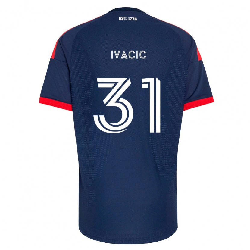 Danxen Męski Aljaz Ivacic #31 Królewski Niebieski Czerwony Biały Domowa Koszulka 2026/27 Koszulki Klubowe