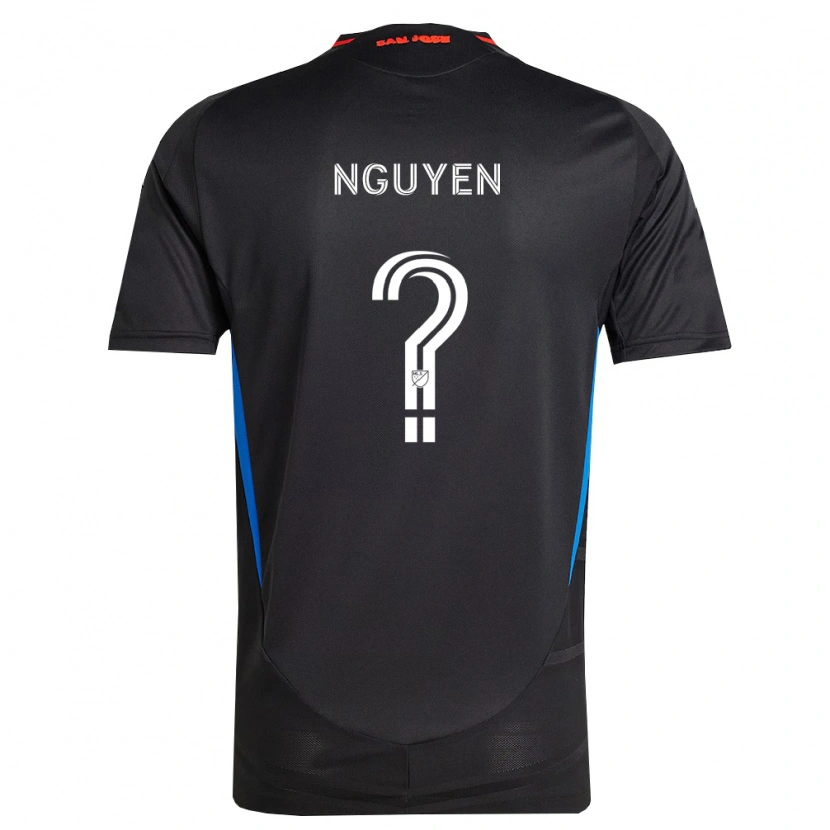 Danxen Męski Christopher Nguyen #0 Niebieski Biały Czarny Domowa Koszulka 2026/27 Koszulki Klubowe