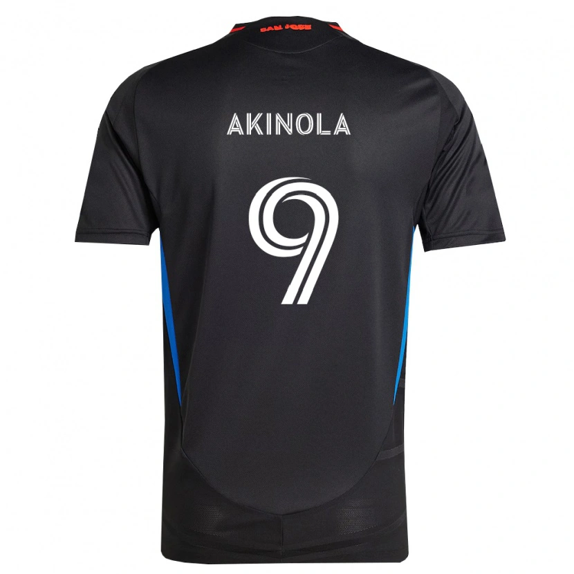 Danxen Męski Ayo Akinola #9 Niebieski Biały Czarny Domowa Koszulka 2026/27 Koszulki Klubowe