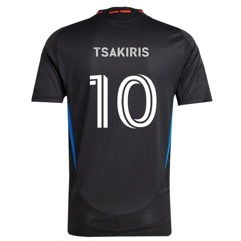 Danxen Męski Niko Tsakiris #10 Niebieski Biały Czarny Domowa Koszulka 2026/27 Koszulki Klubowe