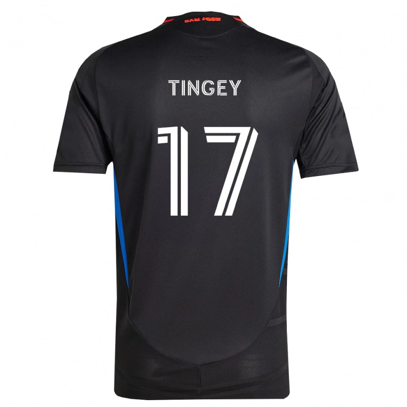 Danxen Męski Keegan Tingey #17 Niebieski Biały Czarny Domowa Koszulka 2026/27 Koszulki Klubowe