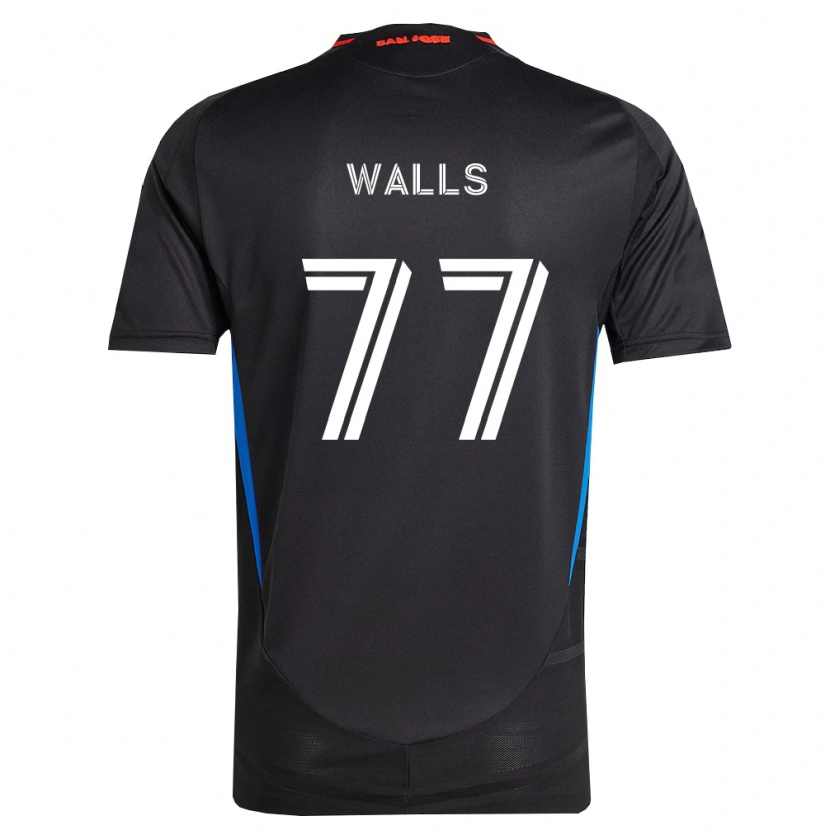 Danxen Męski Casey Walls #77 Niebieski Biały Czarny Domowa Koszulka 2026/27 Koszulki Klubowe