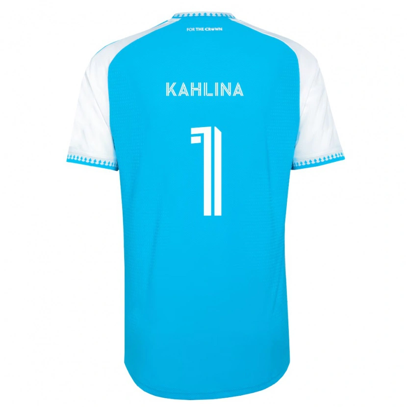 Danxen Męski Kristijan Kahlina #1 Błękitny Biały Czarny Domowa Koszulka 2026/27 Koszulki Klubowe