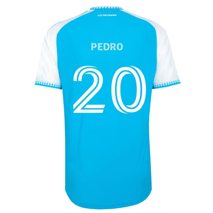 Danxen Męski João Pedro #20 Błękitny Biały Czarny Domowa Koszulka 2026/27 Koszulki Klubowe