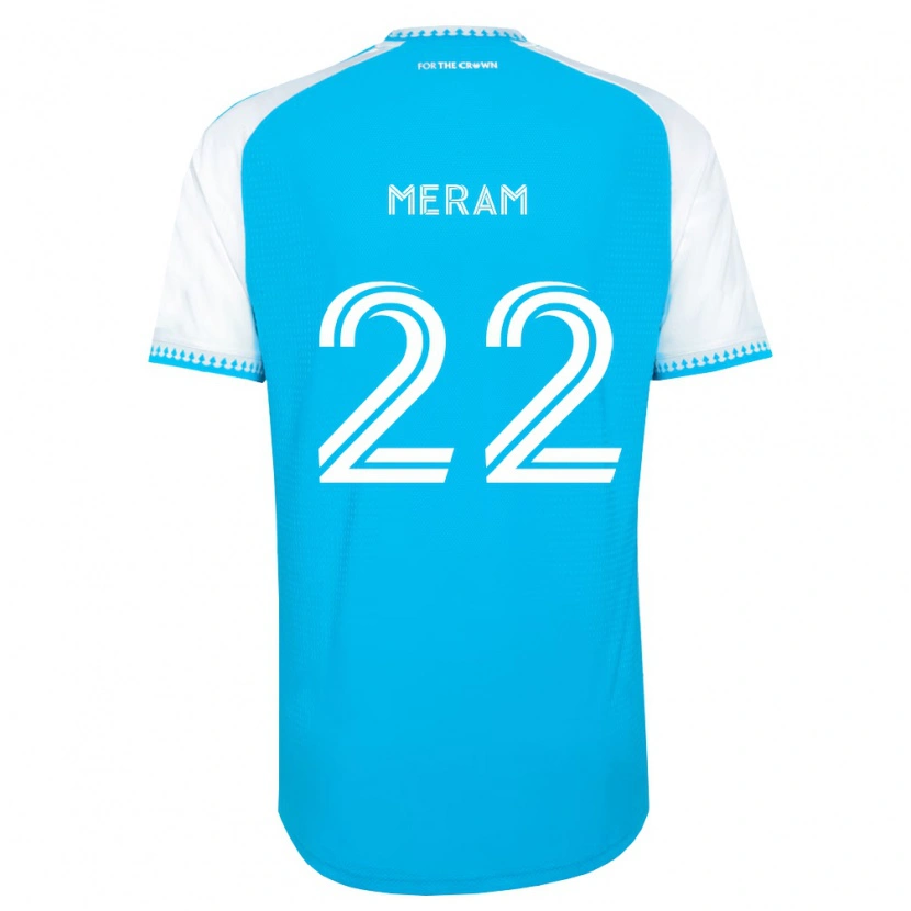 Danxen Męski Justin Meram #22 Błękitny Biały Czarny Domowa Koszulka 2026/27 Koszulki Klubowe