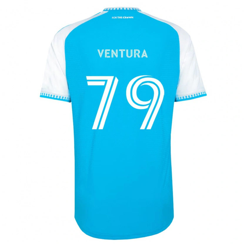 Danxen Męski Sebastian Ventura #79 Błękitny Biały Czarny Domowa Koszulka 2026/27 Koszulki Klubowe