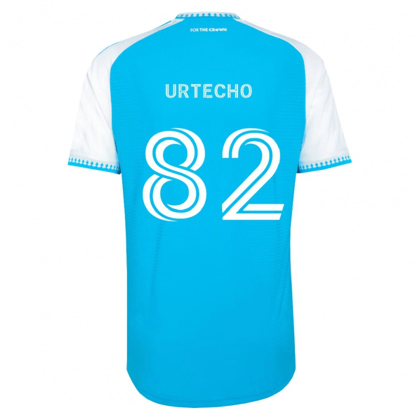 Danxen Męski Brendan Urtecho #82 Błękitny Biały Czarny Domowa Koszulka 2026/27 Koszulki Klubowe