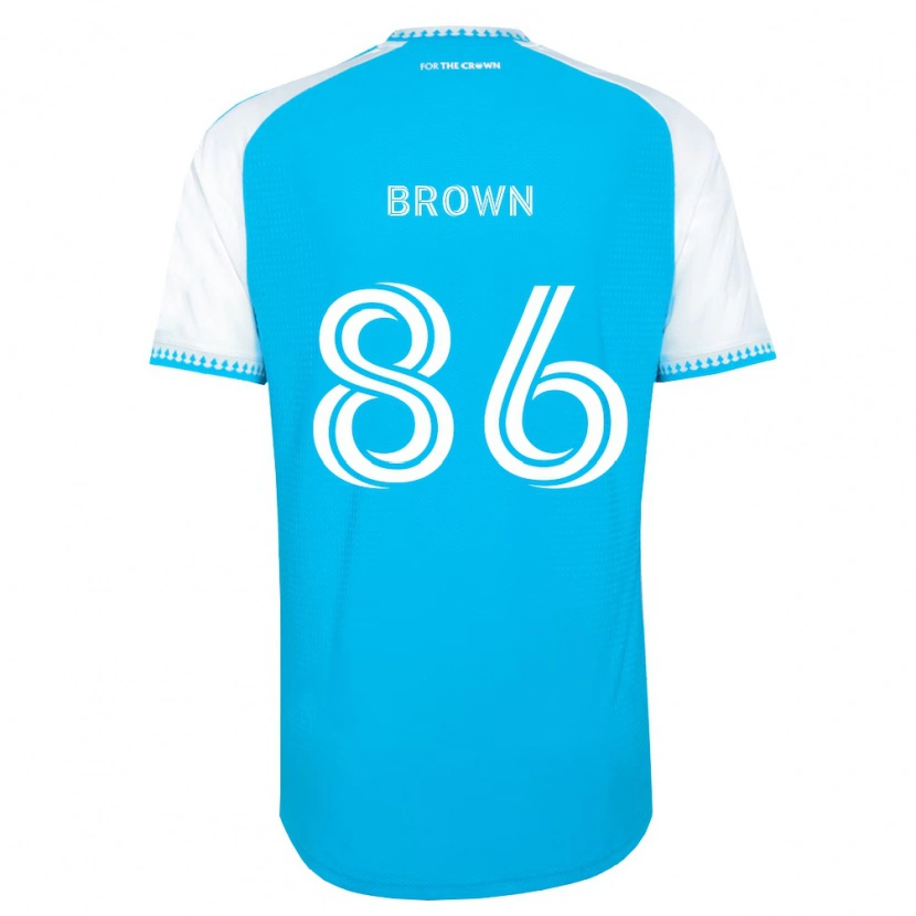 Danxen Męski Daniel Brown #86 Błękitny Biały Czarny Domowa Koszulka 2026/27 Koszulki Klubowe