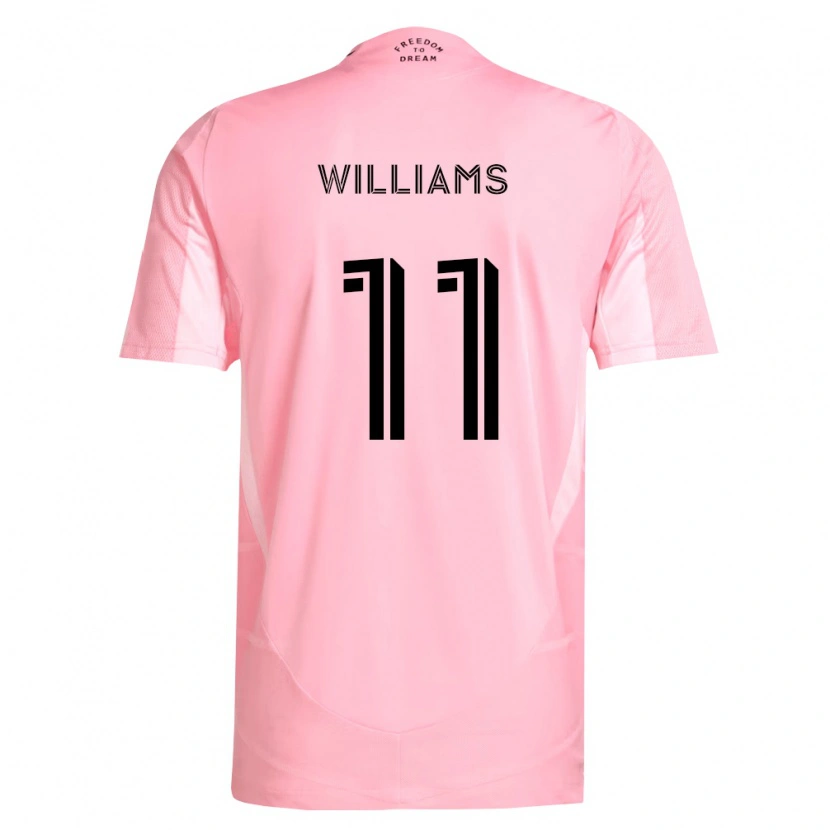 Danxen Męski Chaz Williams #11 Różowy Czarny Domowa Koszulka 2026/27 Koszulki Klubowe