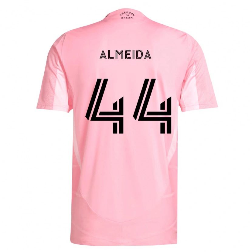 Danxen Męski Nicholas Almeida #44 Różowy Czarny Domowa Koszulka 2026/27 Koszulki Klubowe
