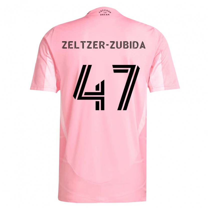 Danxen Męski Idoh Zeltzer-Zubida #47 Różowy Czarny Domowa Koszulka 2026/27 Koszulki Klubowe