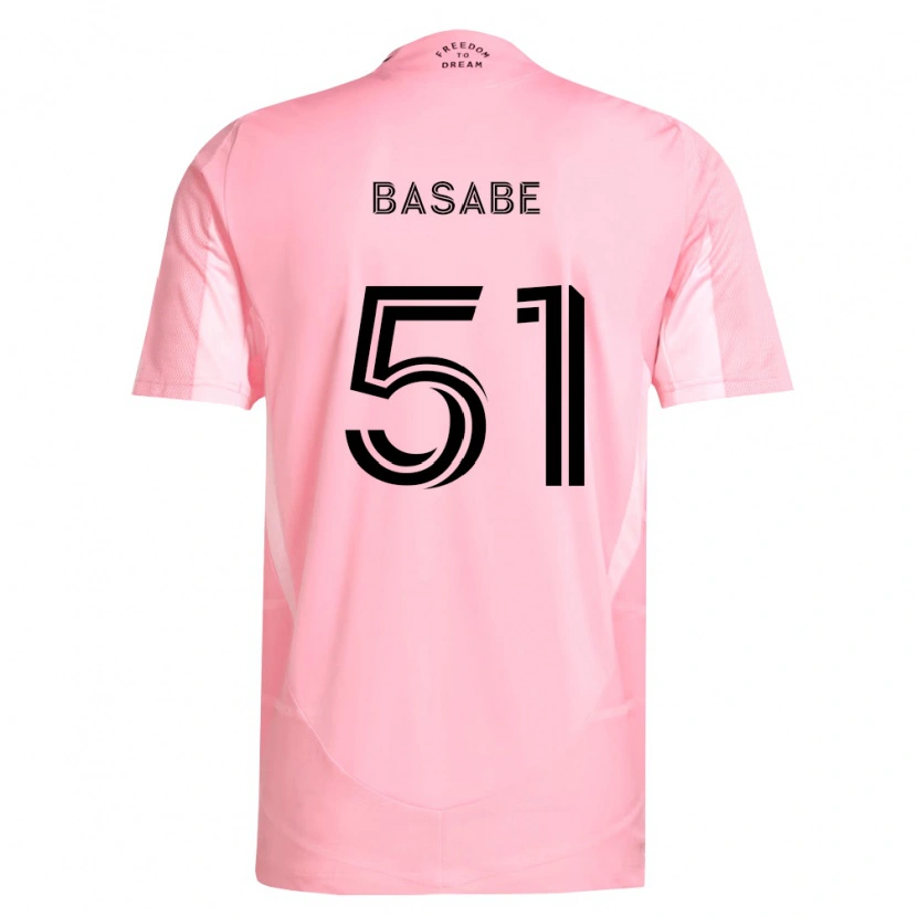 Danxen Męski Samuel Basabe #51 Różowy Czarny Domowa Koszulka 2026/27 Koszulki Klubowe