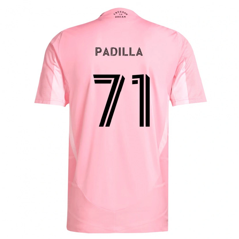 Danxen Męski Alexander Padilla #71 Różowy Czarny Domowa Koszulka 2026/27 Koszulki Klubowe