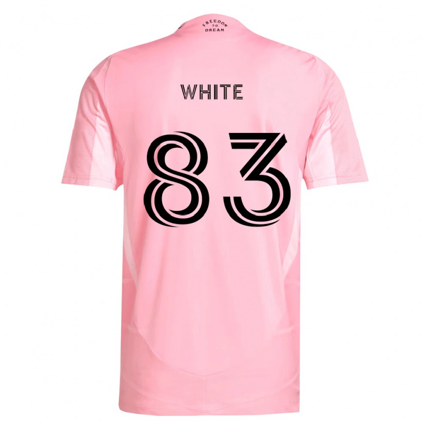 Danxen Męski Rondell White #83 Różowy Czarny Domowa Koszulka 2026/27 Koszulki Klubowe