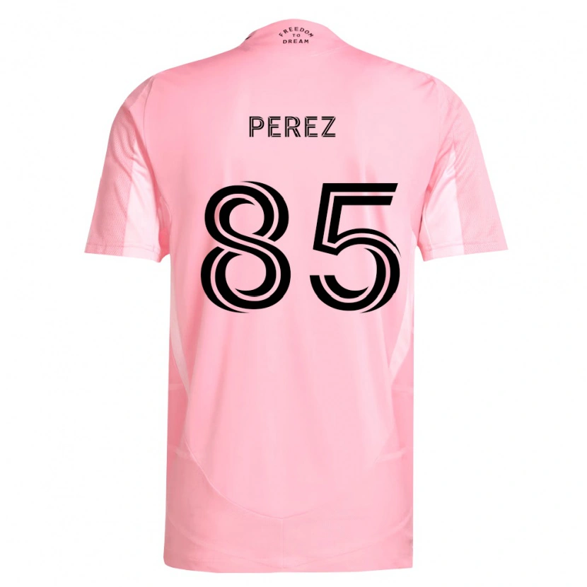 Danxen Męski Matthew Perez #85 Różowy Czarny Domowa Koszulka 2026/27 Koszulki Klubowe