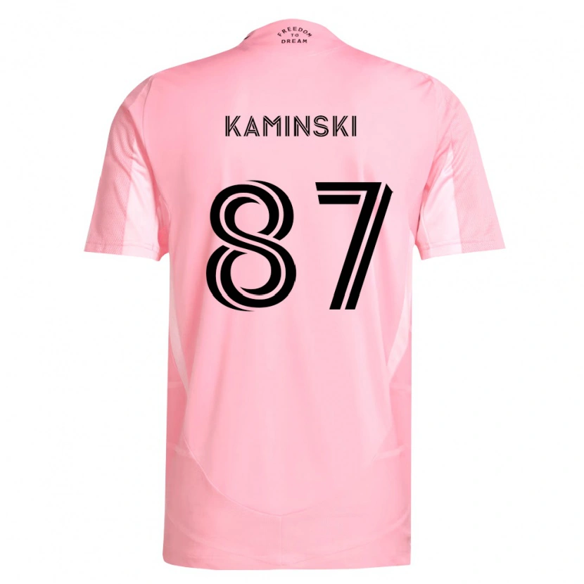 Danxen Męski Brett Kaminski #87 Różowy Czarny Domowa Koszulka 2026/27 Koszulki Klubowe