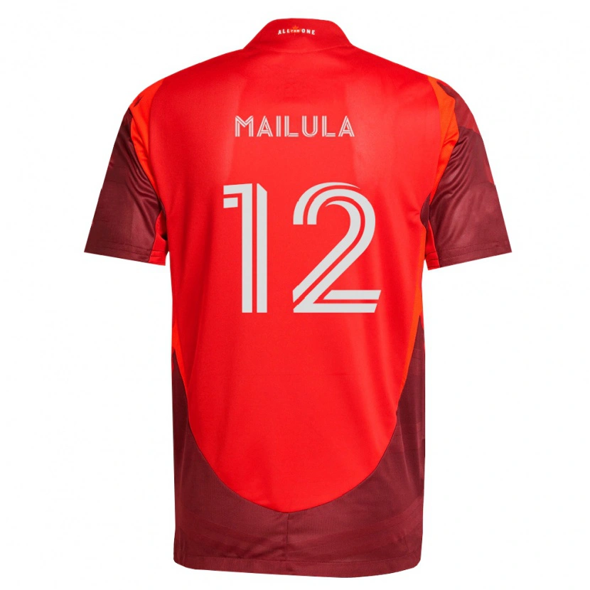 Danxen Męski Cassius Mailula #12 Burgundia Czerwony Domowa Koszulka 2026/27 Koszulki Klubowe